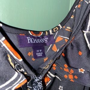 22 W Roamons flowy boho ruffles dress new never worn